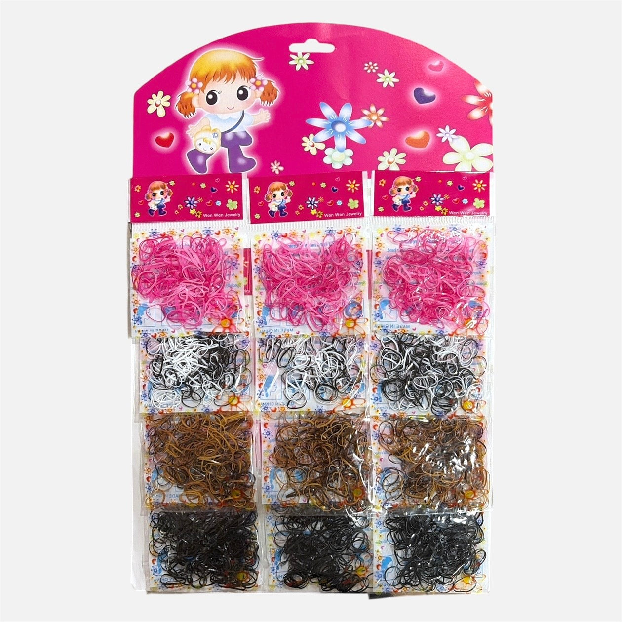 Set de Gomitas Elásticas Surtidas x12 Sobres