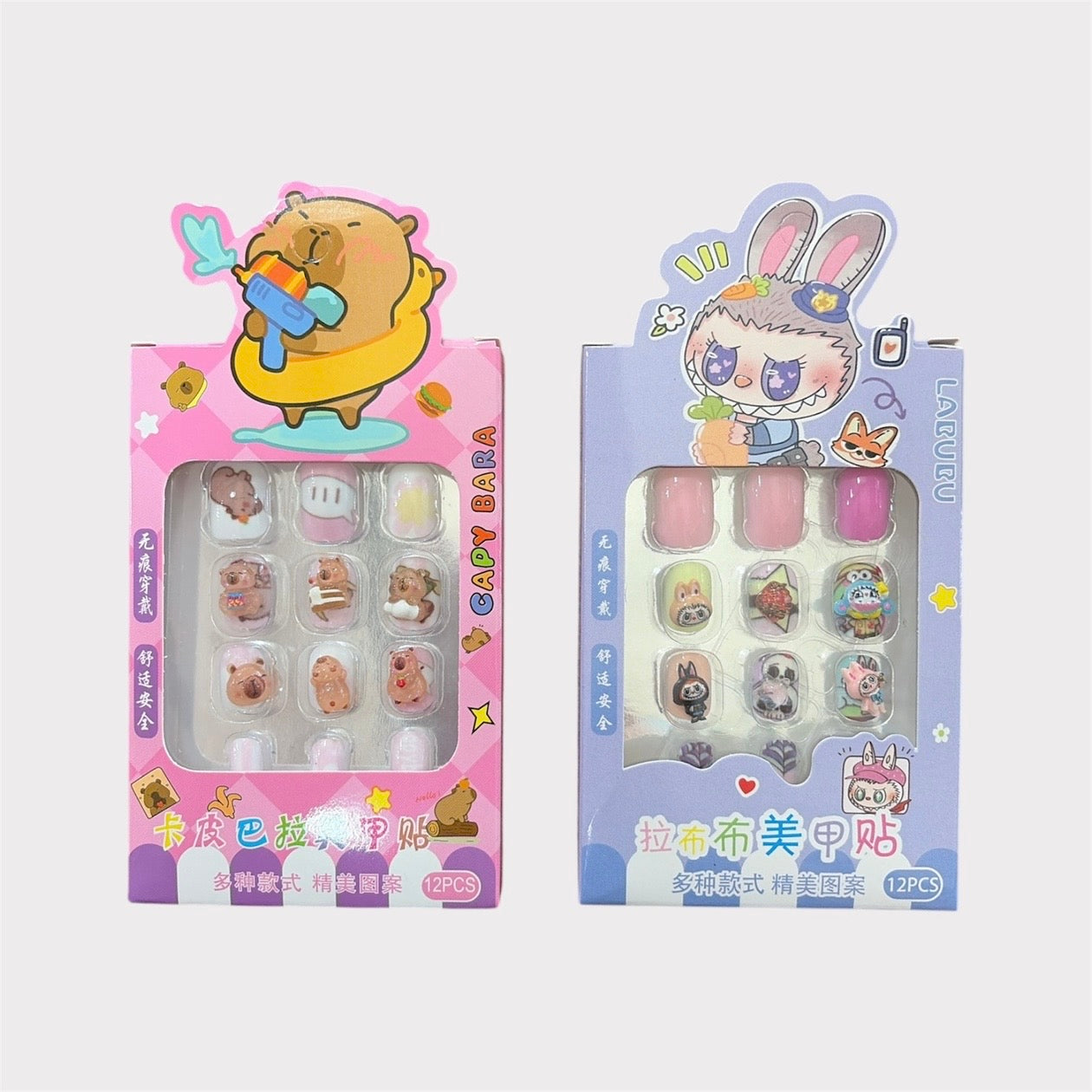 Uñas postizas con diseño