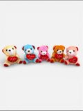 Peluche osito con corazón 15 cm