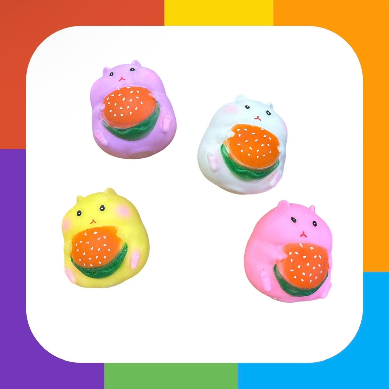 Squishy Amansaloco Hámster Colorido