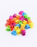 Mini Broches de Pelo Multicolor x100