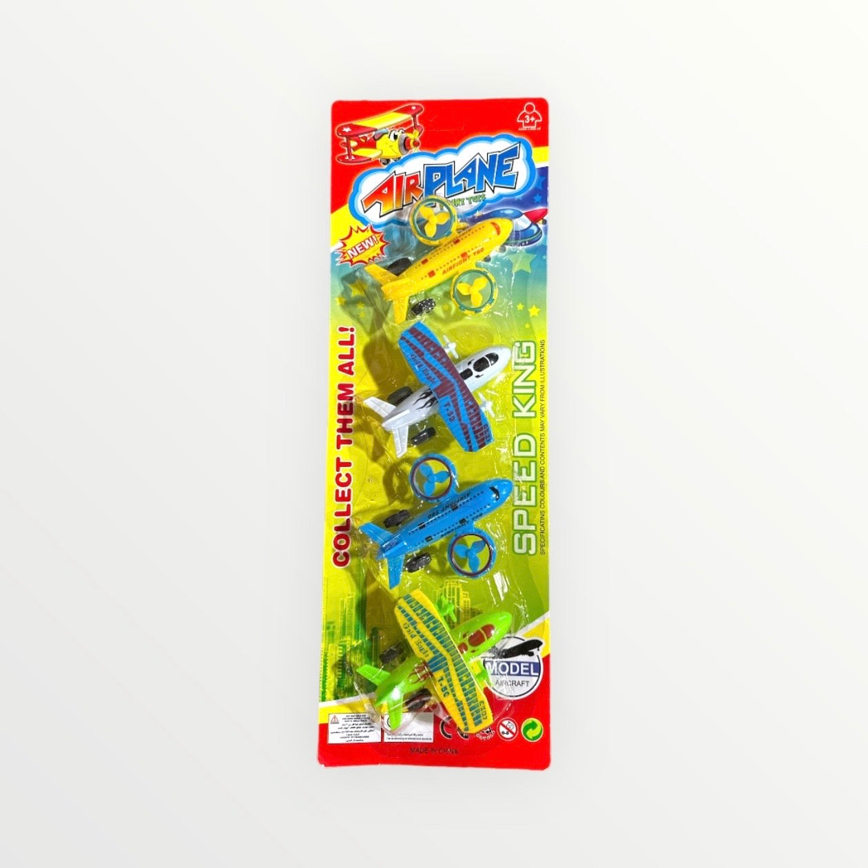Set de aviones x4