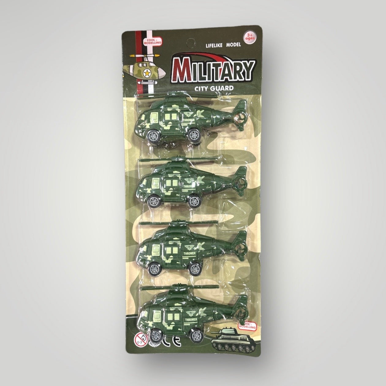 Set de helicópteros x4