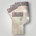 Plancha de stickers para uñas
