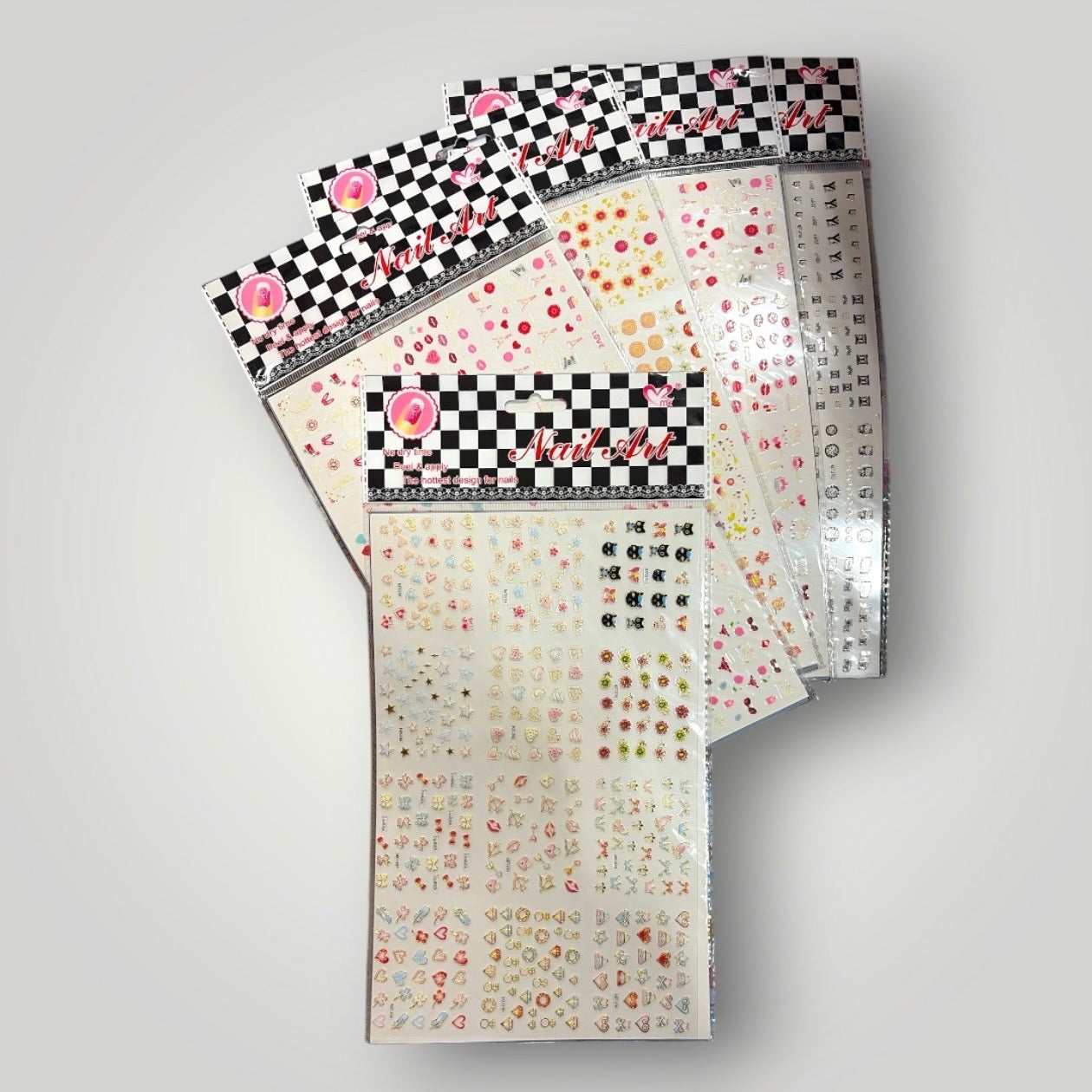 Plancha de stickers para uñas