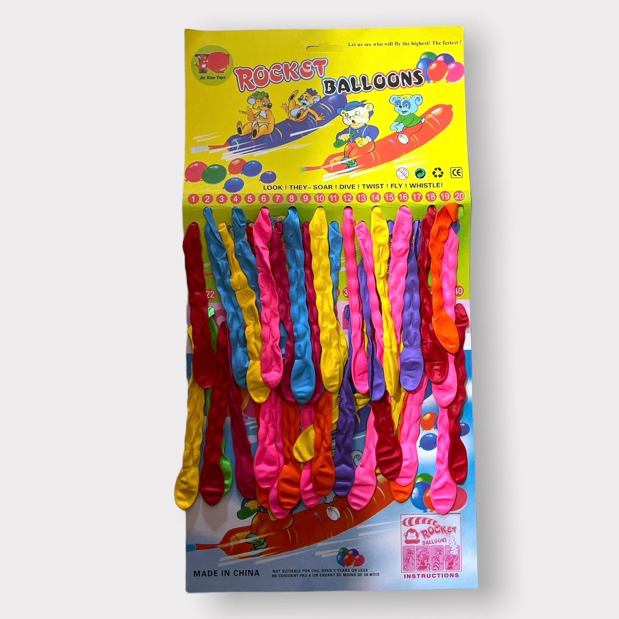 Globos largos x40