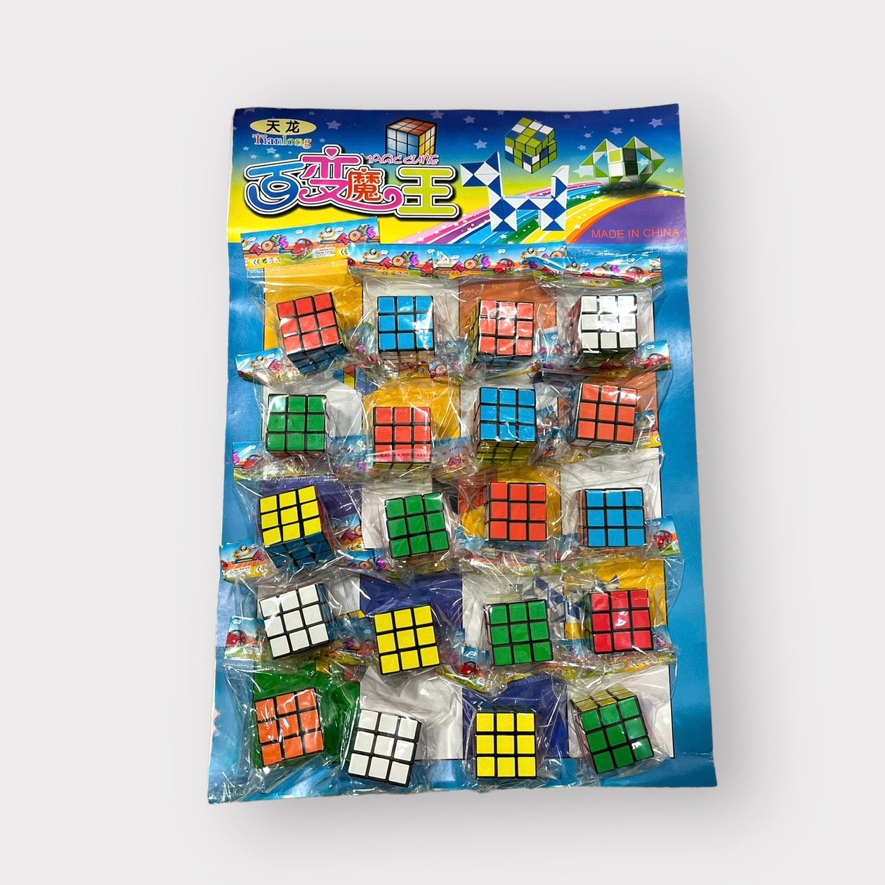 Set mini cubos x20