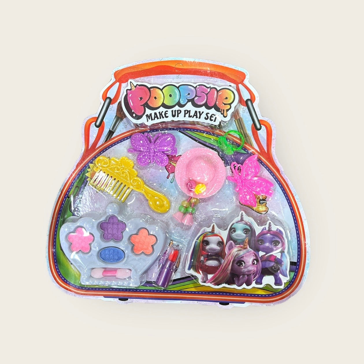 Maquillaje infantil en forma de cartera