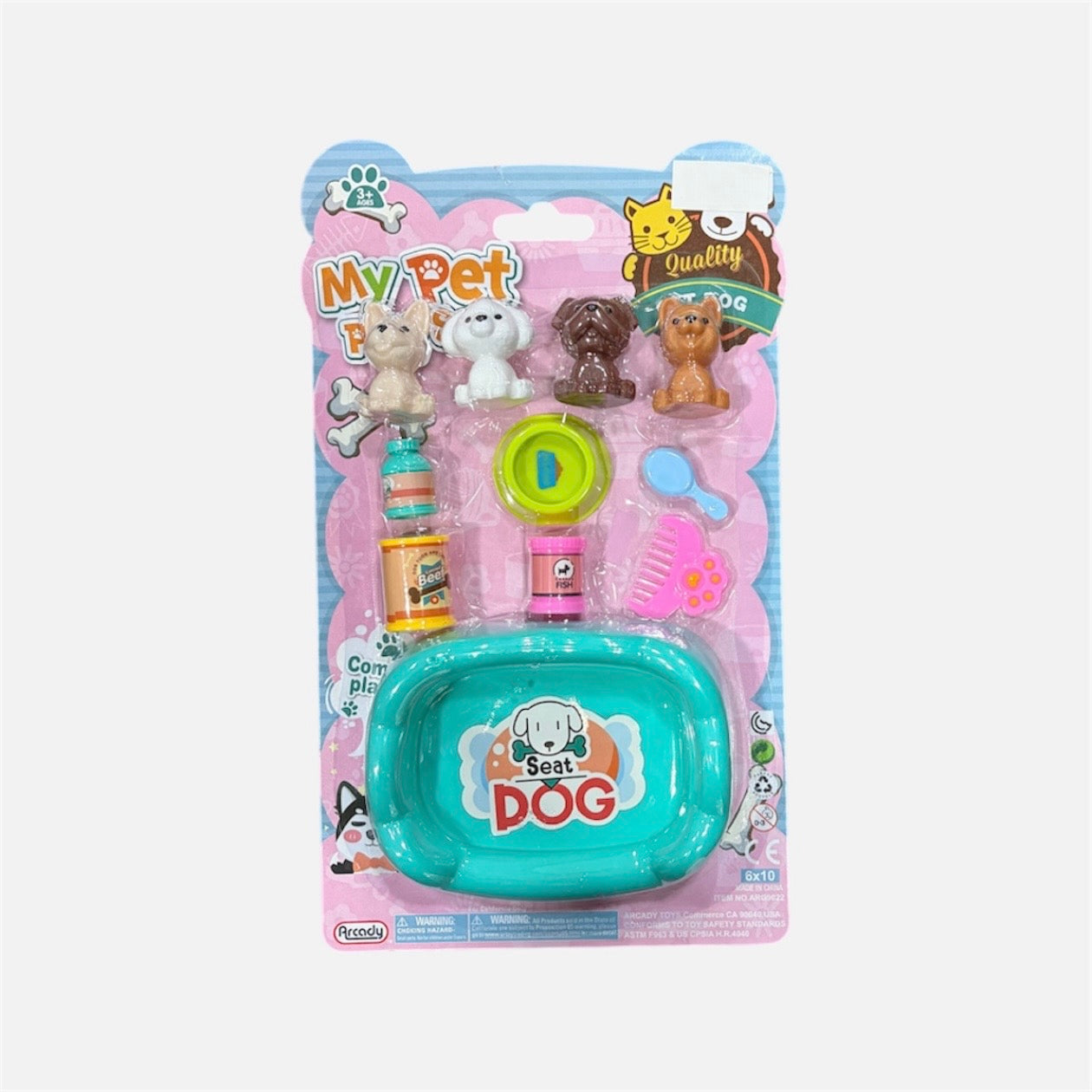 Set mascotas con accesorios