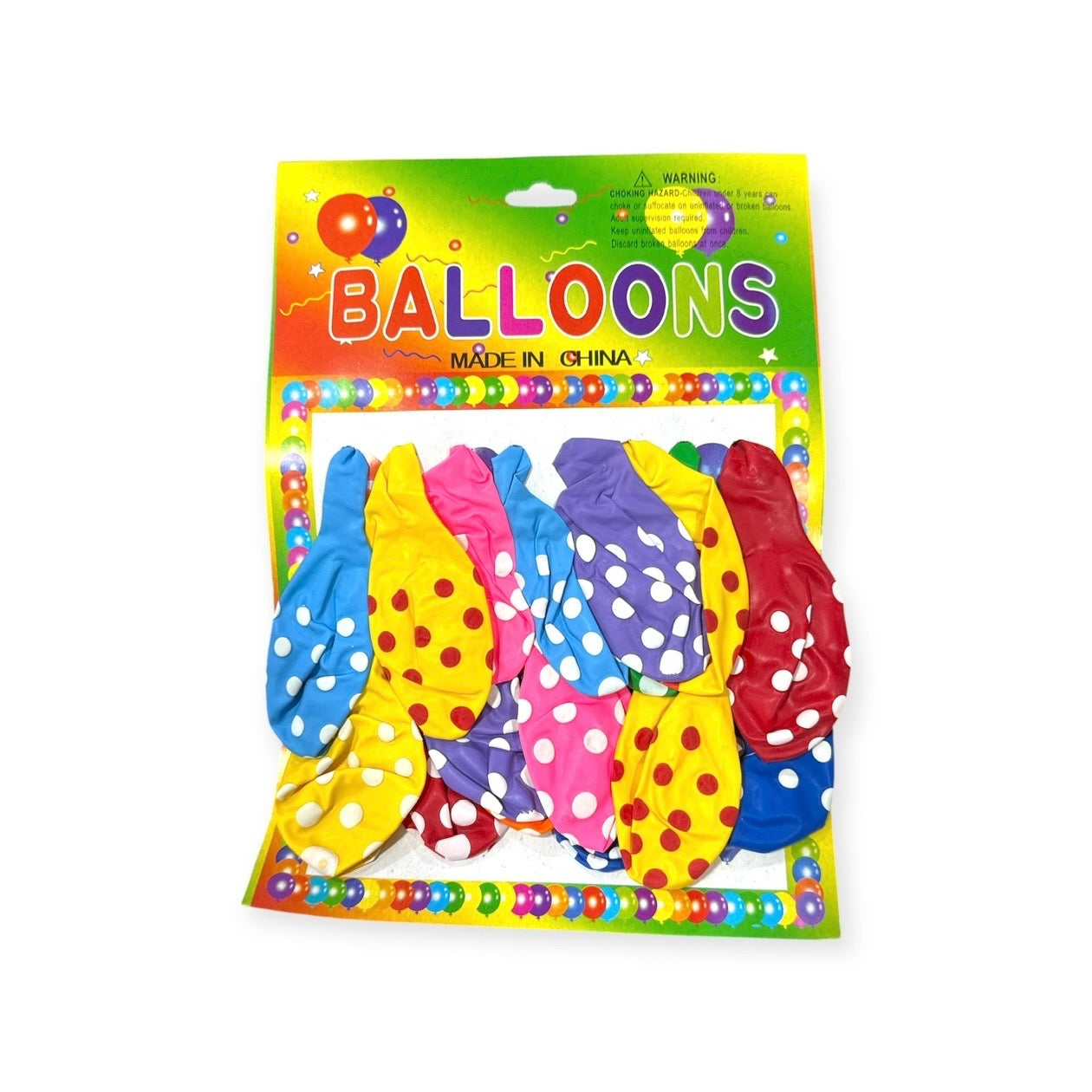 Globos estampados x16