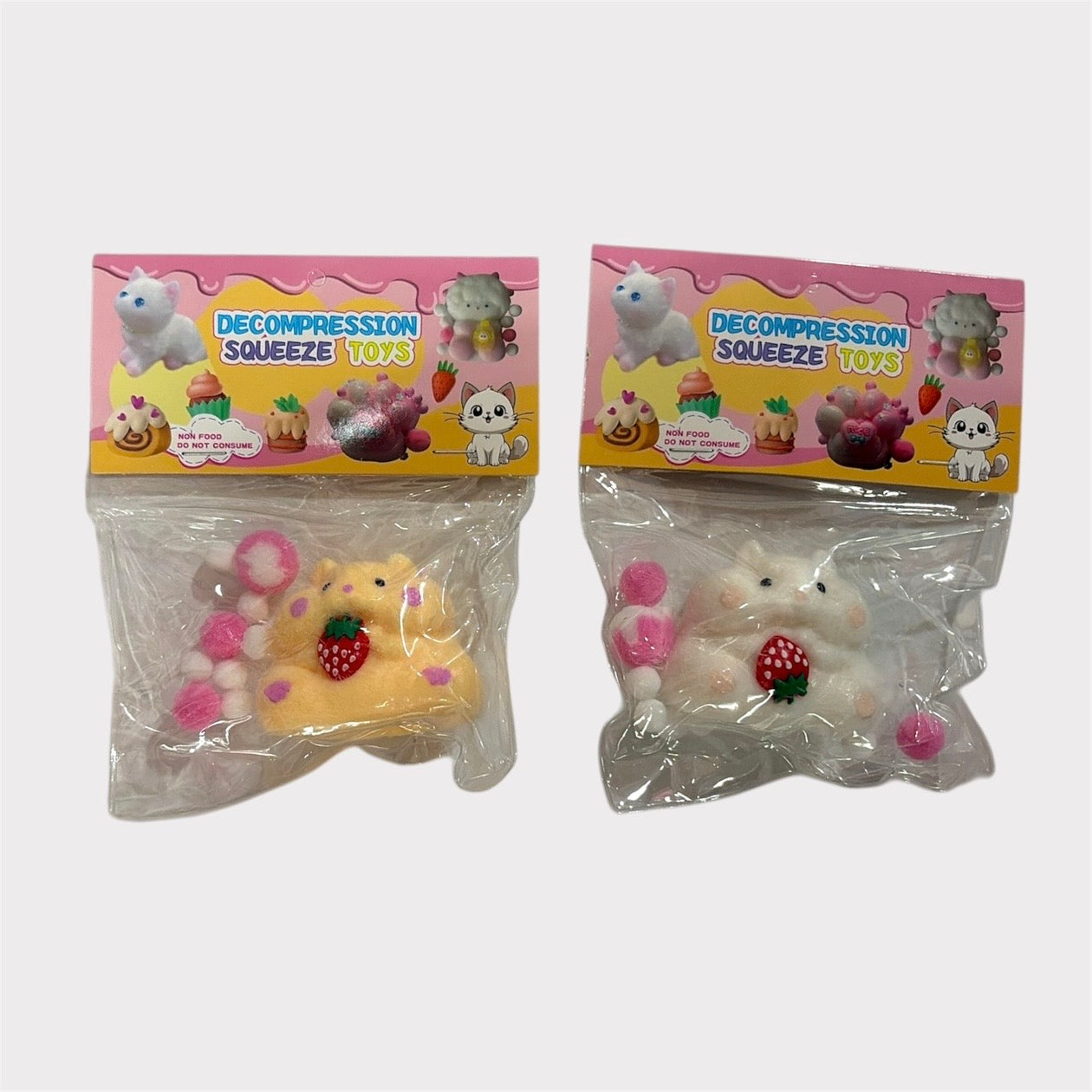 Squishy hamster con fruta