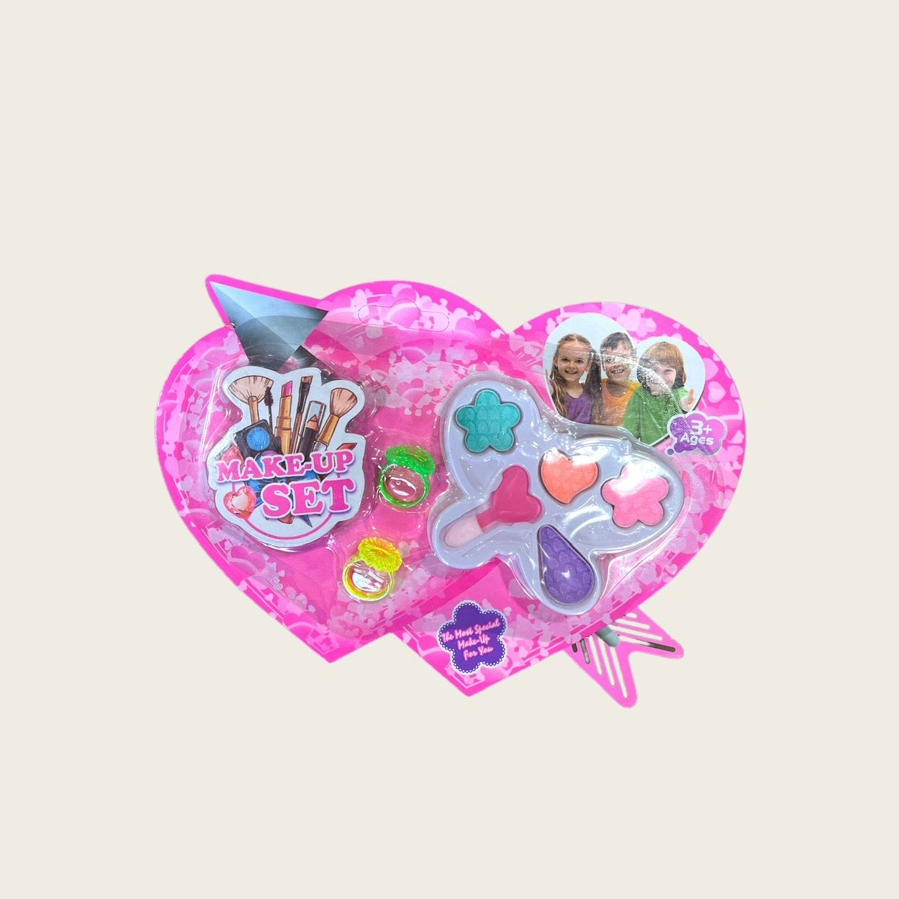 Maquillaje infantil corazón