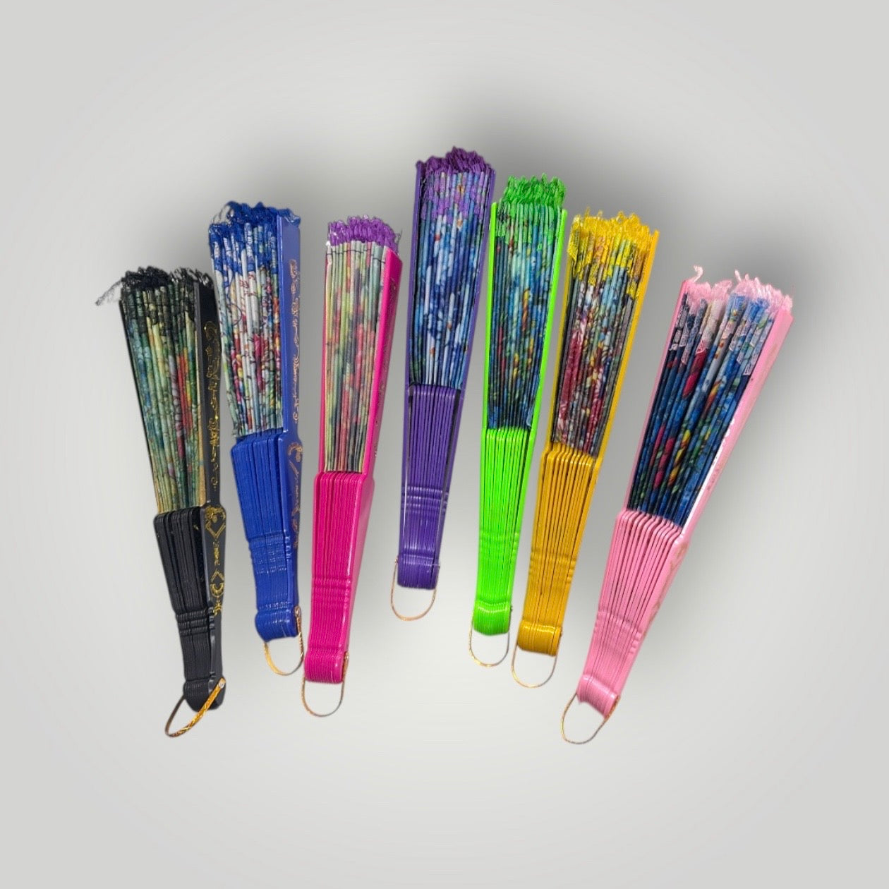 Abanico estampado