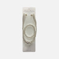 Set collar + pulsera + aros perlas