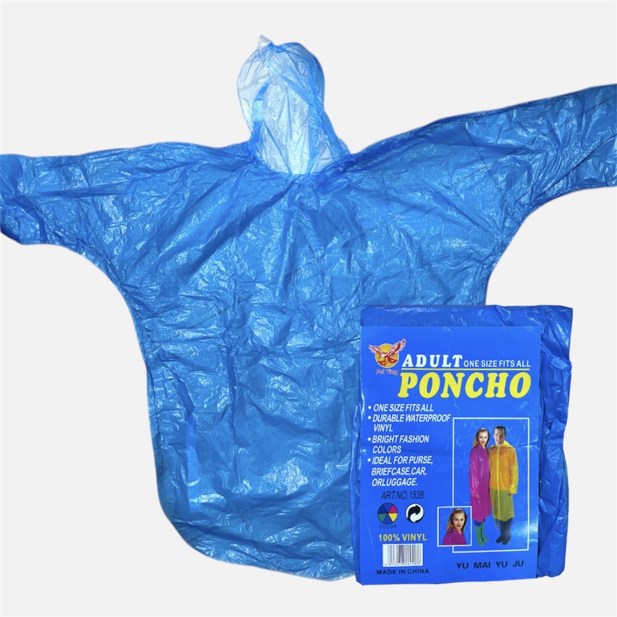Poncho lluvia adulto