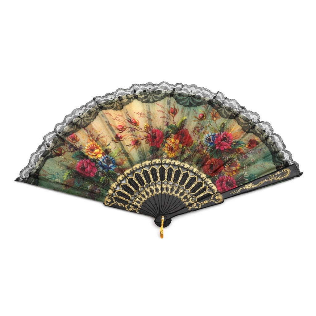 Abanico estampado