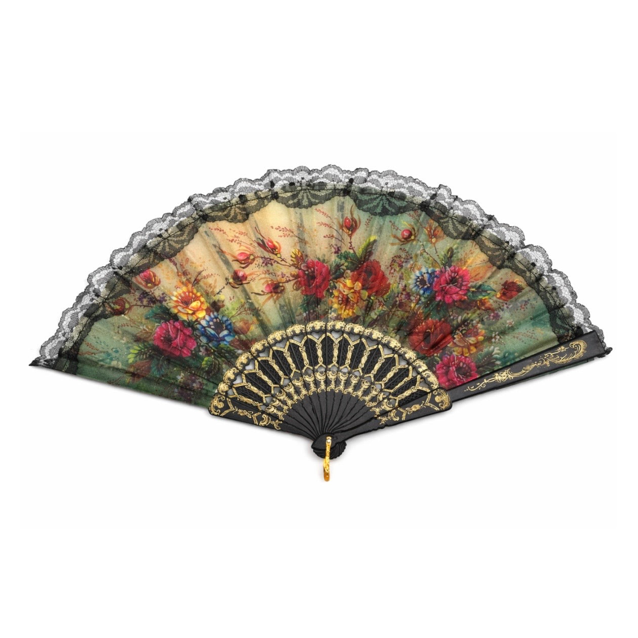 Abanico estampado