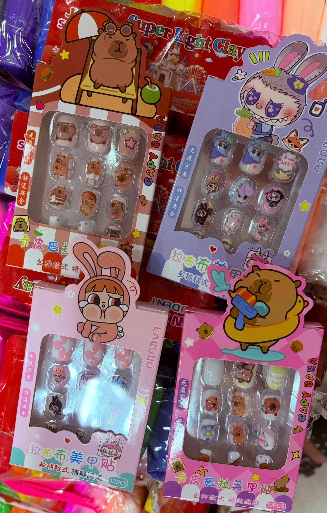 Uñas postizas con diseño