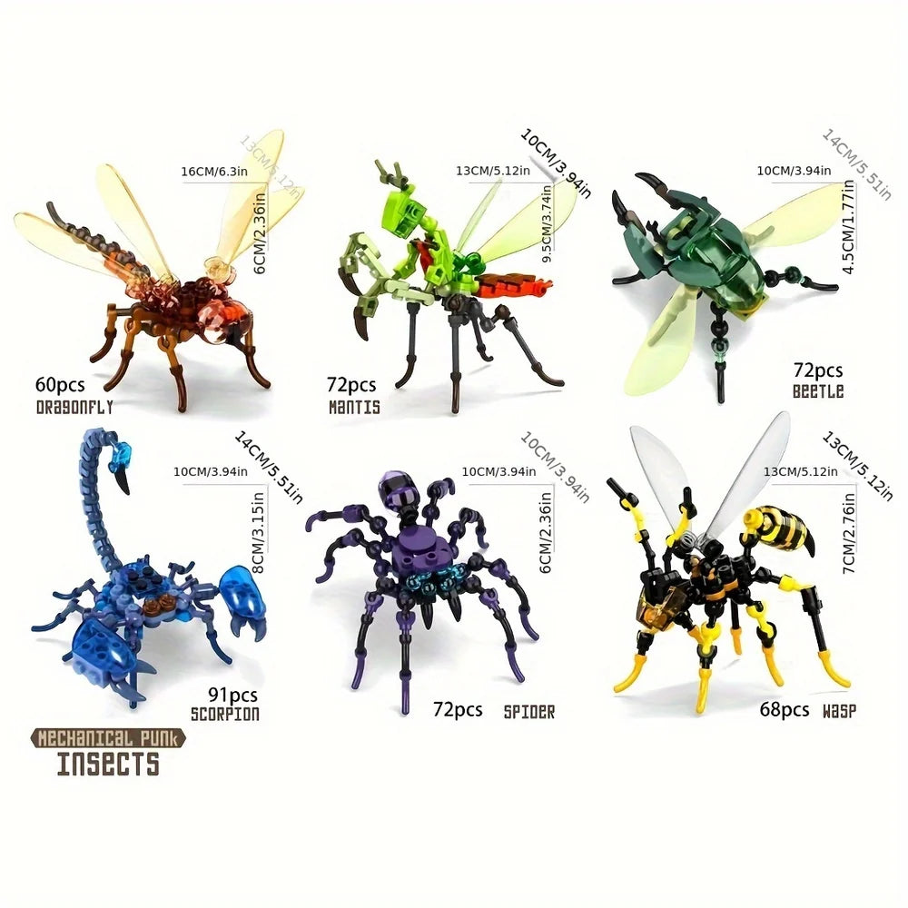 Bloques de Construcción Insectos Mecánicos