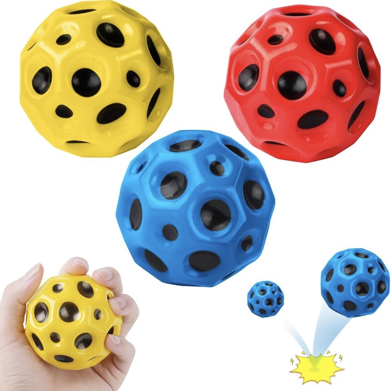 Pelota saltarina grande 9 cm