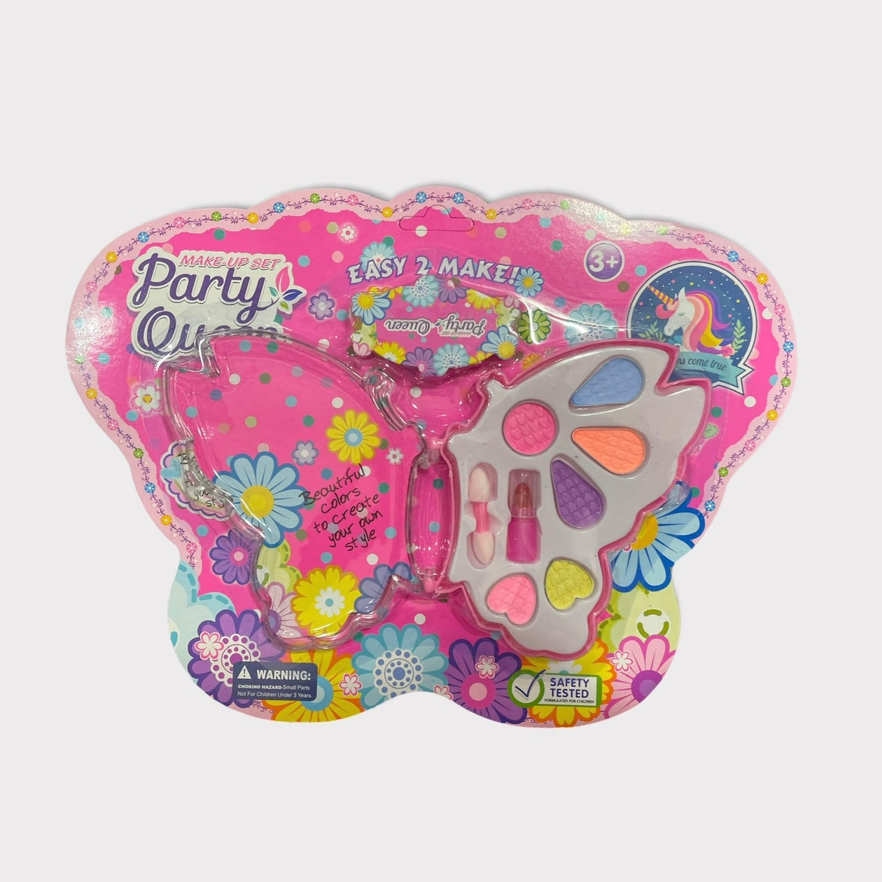 Maquillaje infantil mariposa grande