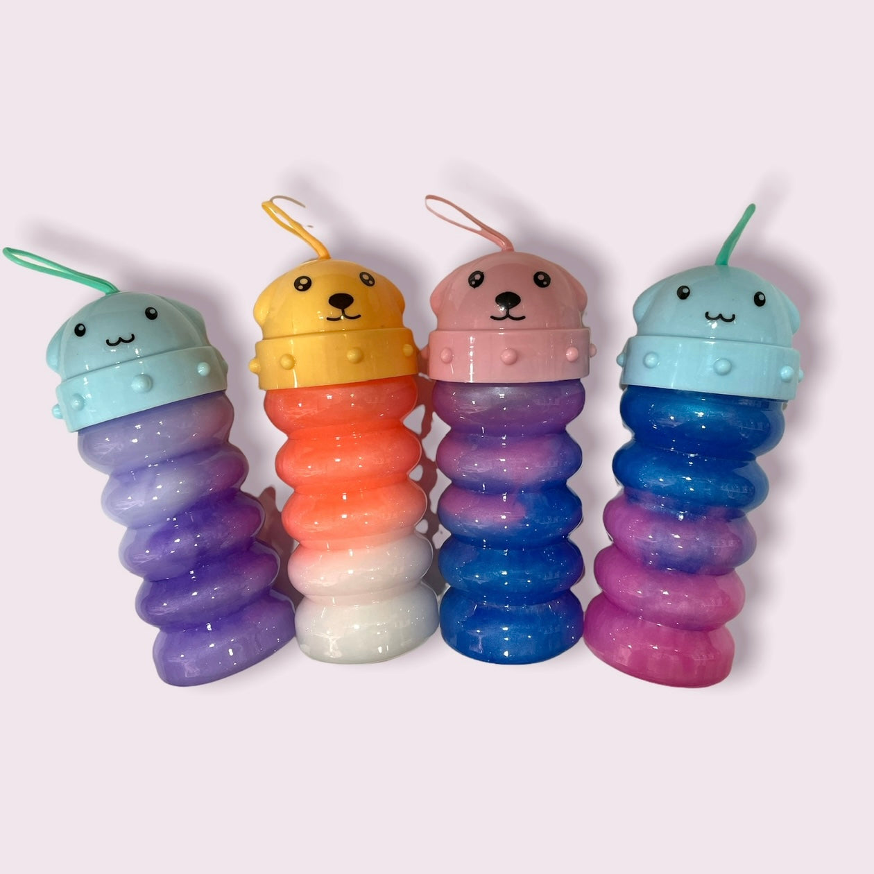 Slime colorido perro