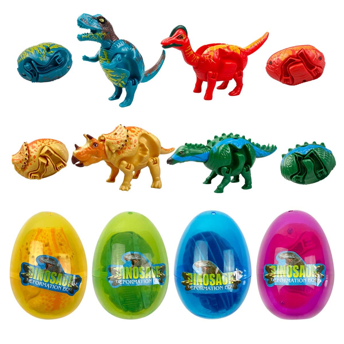 Huevo Sorpresa con Dinosaurio Transformable